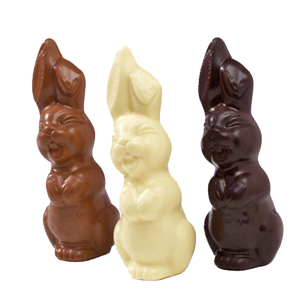 Trio Paashaasjes Callebaut chocolade